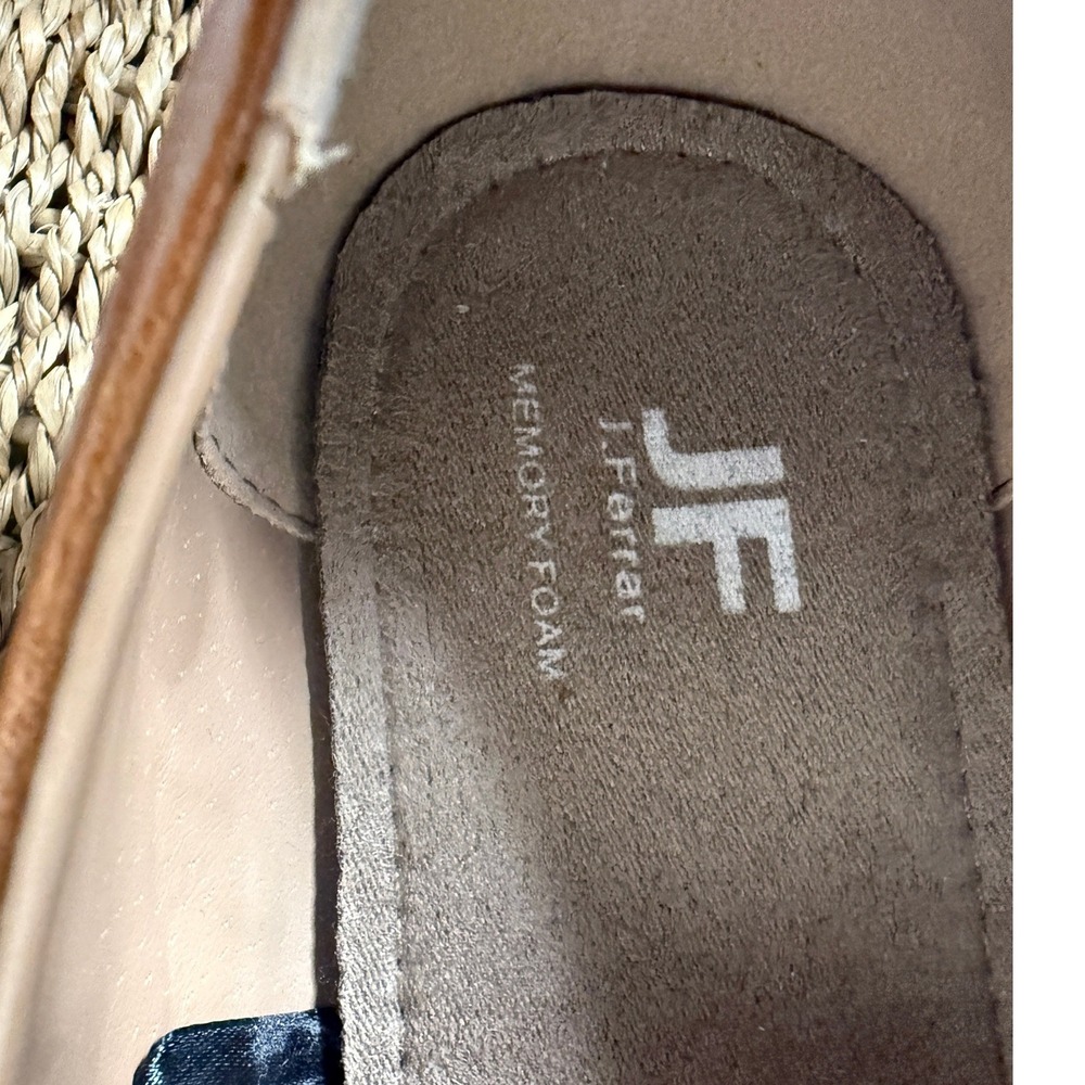 J. Ferrar JF Essex Loafers Mens 8.5M Cognac Brown Slip On Memory Foam Casual - Picture 4 of 9